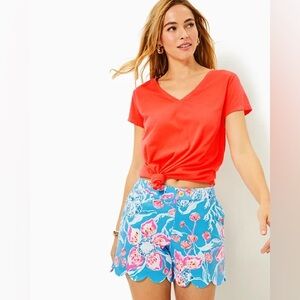 Lilly Pulitzer Multi Bahamian Rhapsody Buttercup Shorts NWT (Size 8)